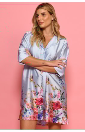 CAMISÃO MANGA ¾ (102086)AZ