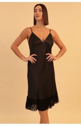 CAMISOLA MIDI COM FRANJAS (19632)