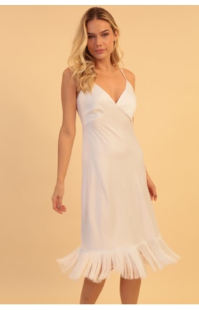 CAMISOLA MIDI COM FRANJAS (19632)