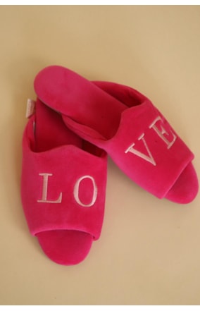 CHINELO RASTEIRO COM BORDADO LOVE (808-A)