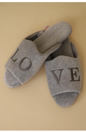 CHINELO RASTEIRO COM BORDADO LOVE (808-A)