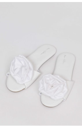 CHINELO RASTEIRO COM FLOR CETIM (FL901-03)