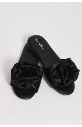 CHINELO RASTEIRO COM FLOR CETIM (FL901-03)