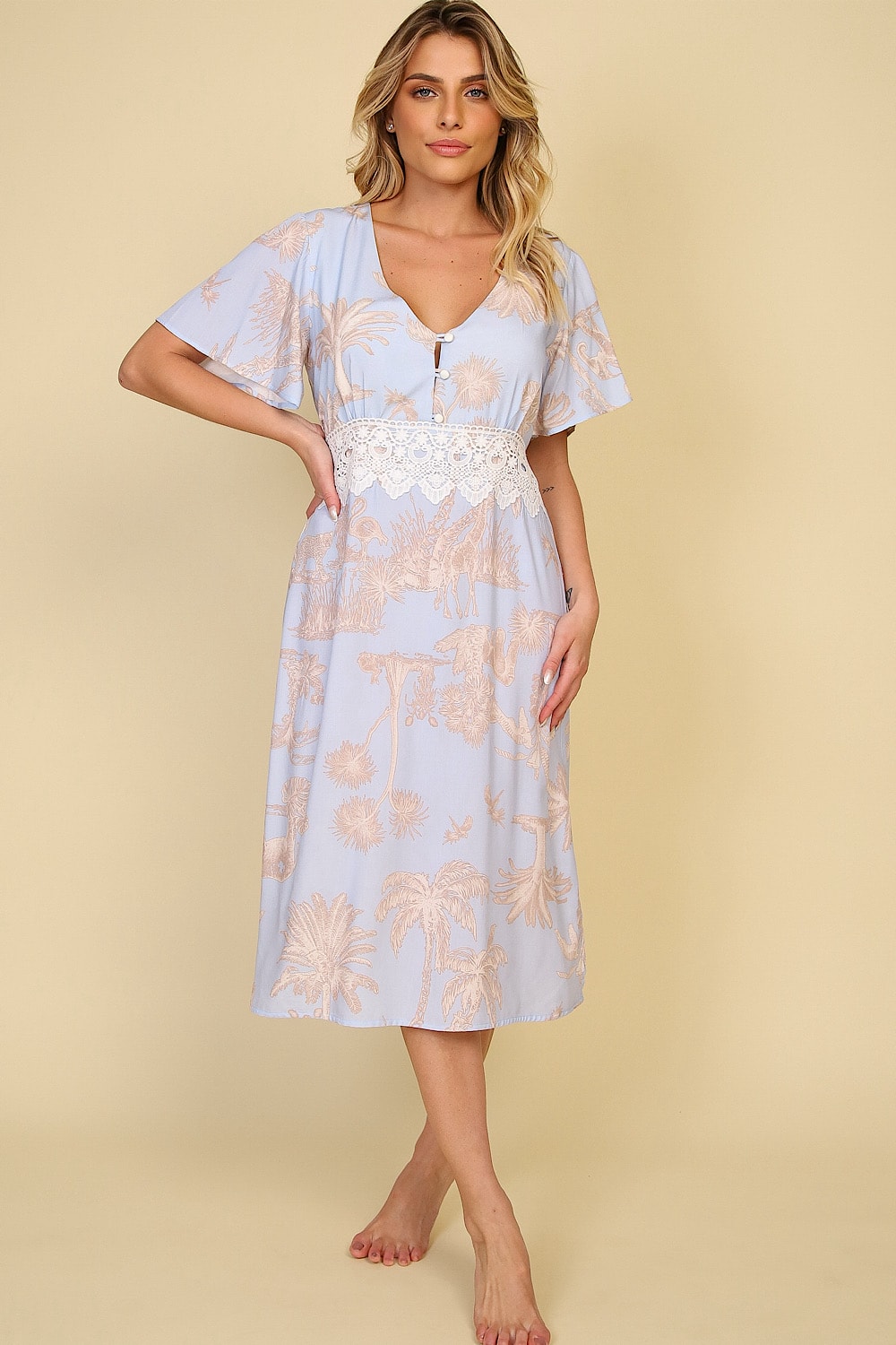 KAFTAN MANGA ¾ (102333)