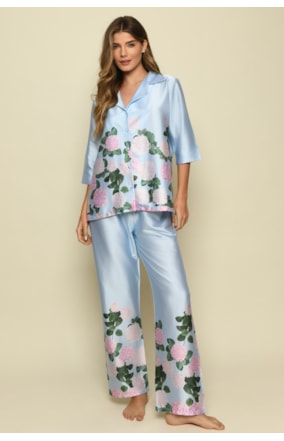 PIJAMA MANGA ¾ (102186)