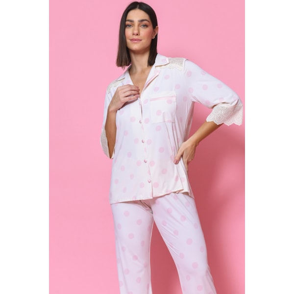 PIJAMA MANGA ¾ (105576)