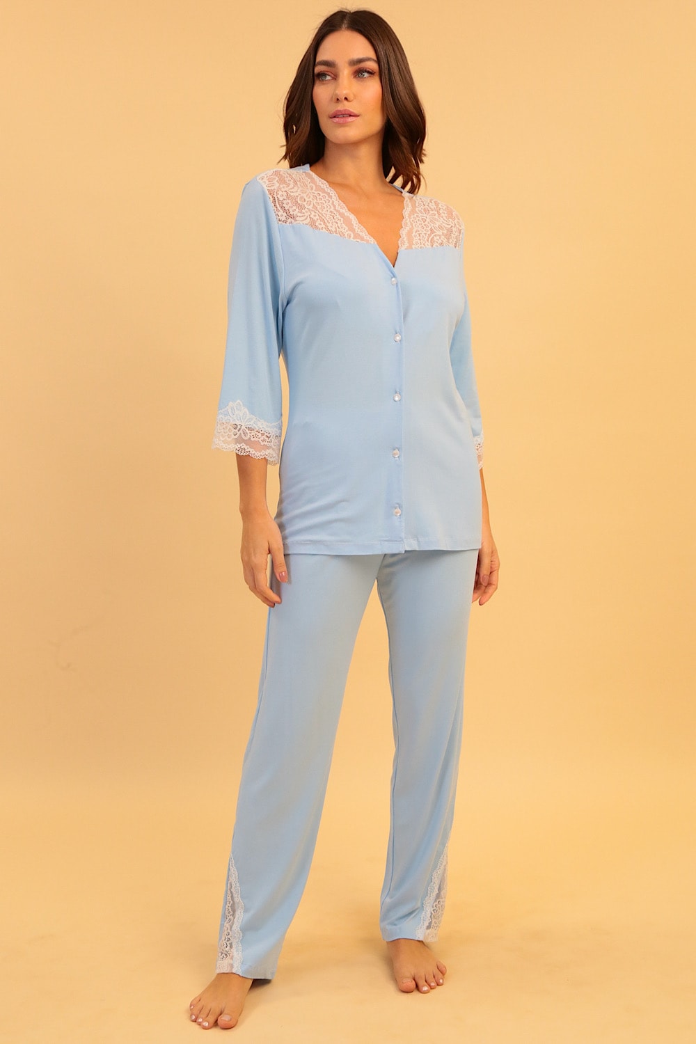 PIJAMA MANGA ¾ (111014)