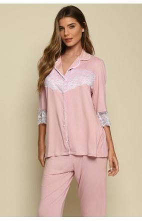 PIJAMA MANGA ¾ (111256)