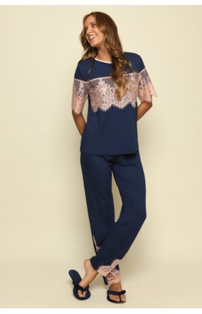 PIJAMA MANGA CURTA (111274)