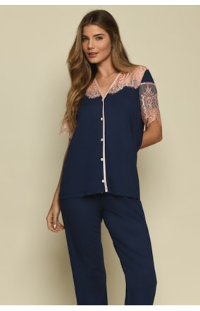 PIJAMA MANGA CURTA (111276)