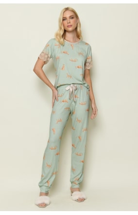 PIJAMA MANGA CURTA (111363)