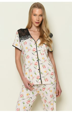 PIJAMA MANGA CURTA (111372)