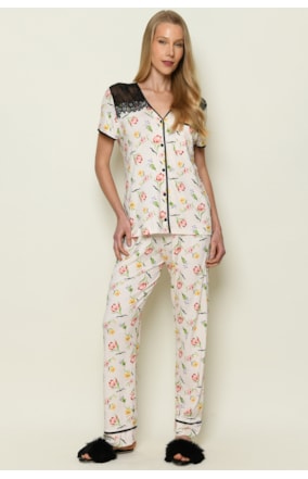 PIJAMA MANGA CURTA (111372)