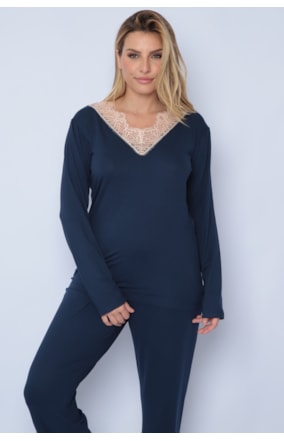 PIJAMA MANGA LONGA (102027)M