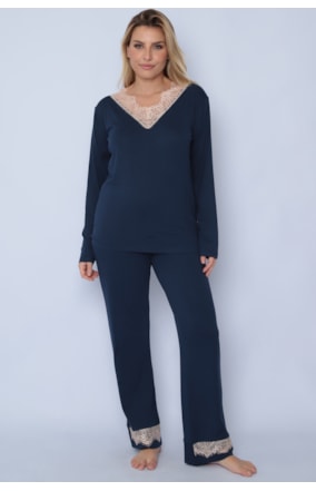 PIJAMA MANGA LONGA (102027)M