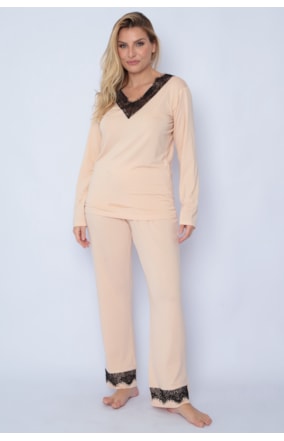 PIJAMA MANGA LONGA (102027)N