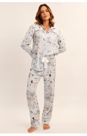 PIJAMA MANGA LONGA (102356)AZ